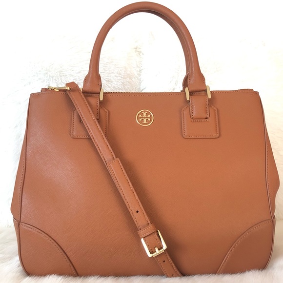 Tory Burch Handbags - ✨Tory Burch Warm Cognac Leather Satchel